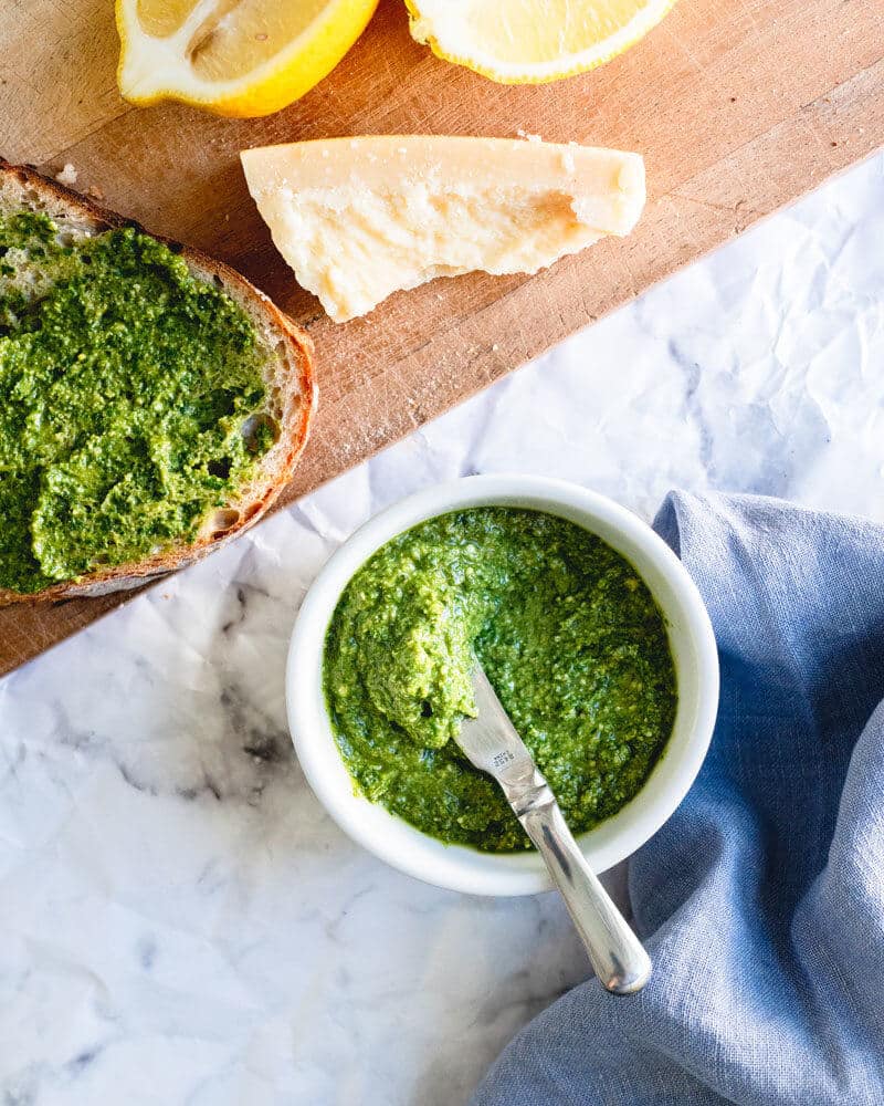 Basil pesto sauce