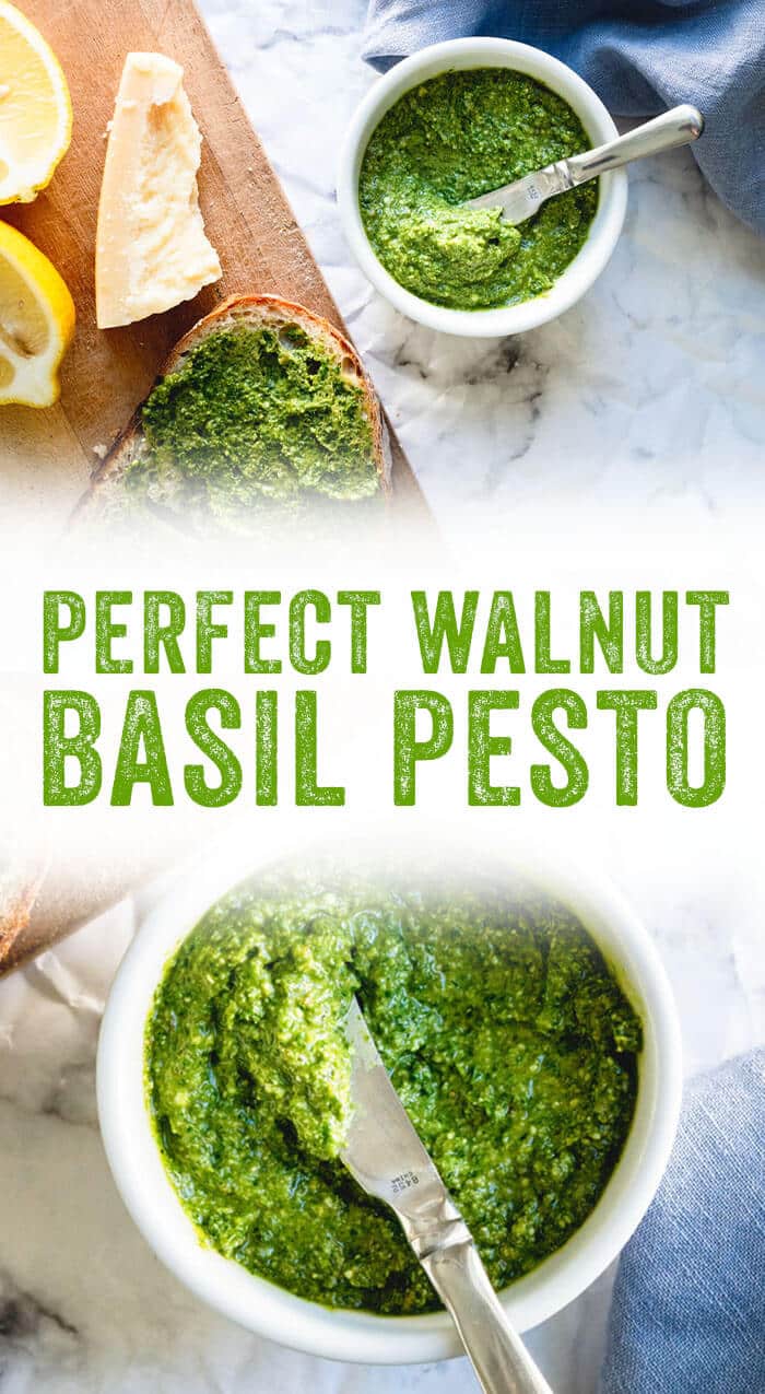 Walnut Pesto with Basil A Couple Cooks