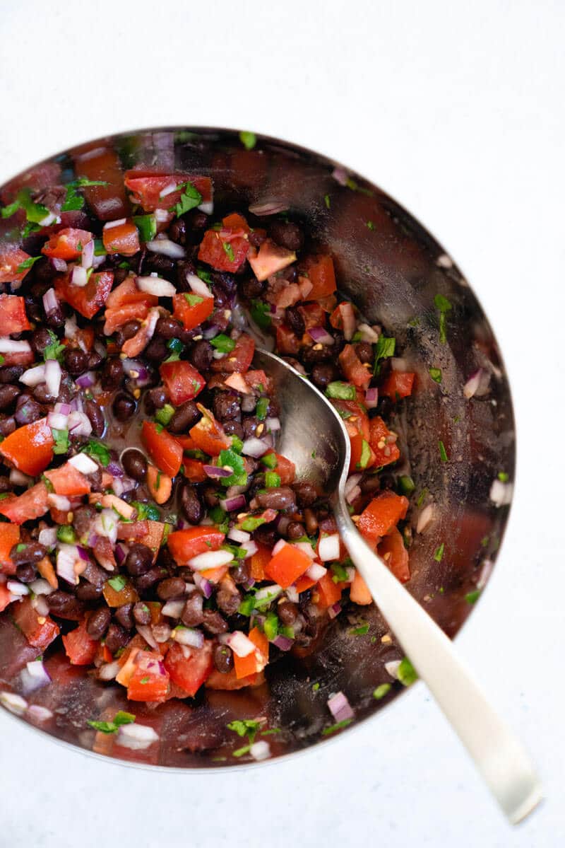 Mexican Sweet Potatoes | Black Bean Pico de Gallo