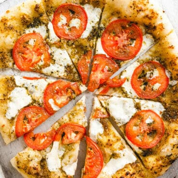 Pesto pizza