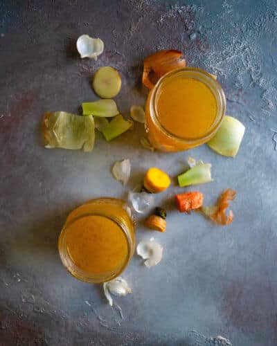Easy Vegetable Broth Recipe – A Couple Cooks