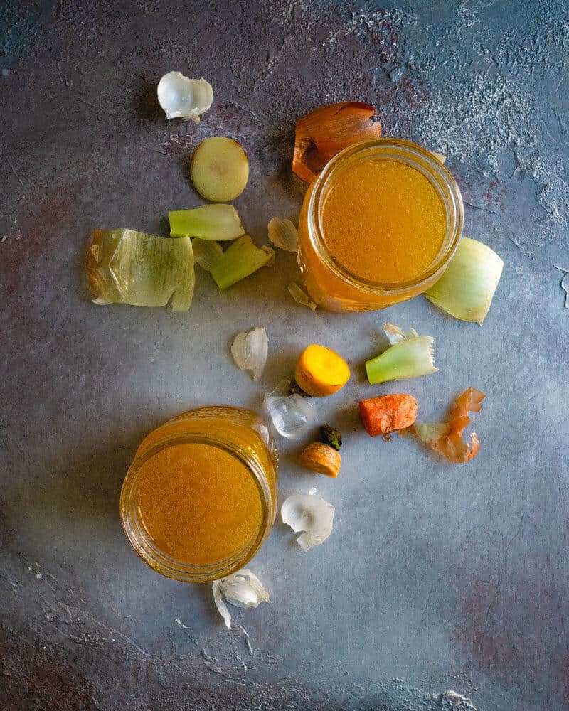 Homemade Vegetable Broth | Veggie broth