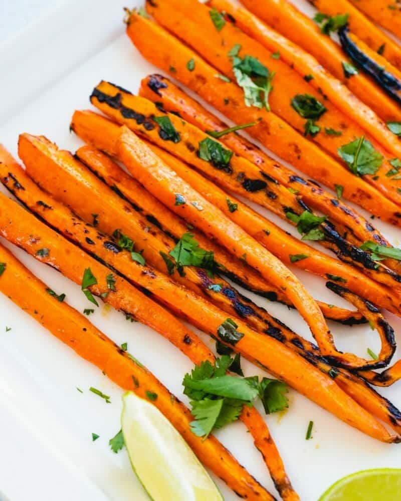 Grilled carrots