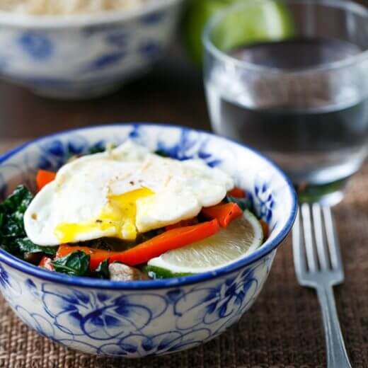 Healthy Rice Bowls with Fried Egg A Couple Cooks