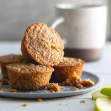 Apple Oat Flour Muffins-image