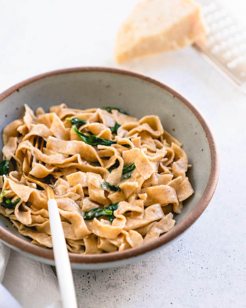 Spinach Alfredo Pasta