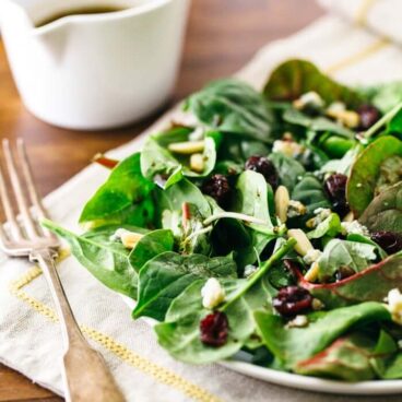 Simplest Green Salad with Balsamic Vinaigrette – A Couple Cooks