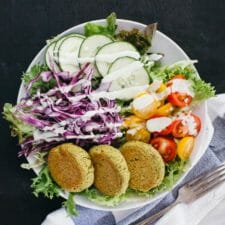 Baked Falafel Salad Bowl-image