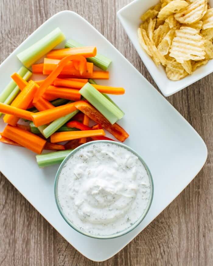 Greek yogurt dip | Ranch dip recipe