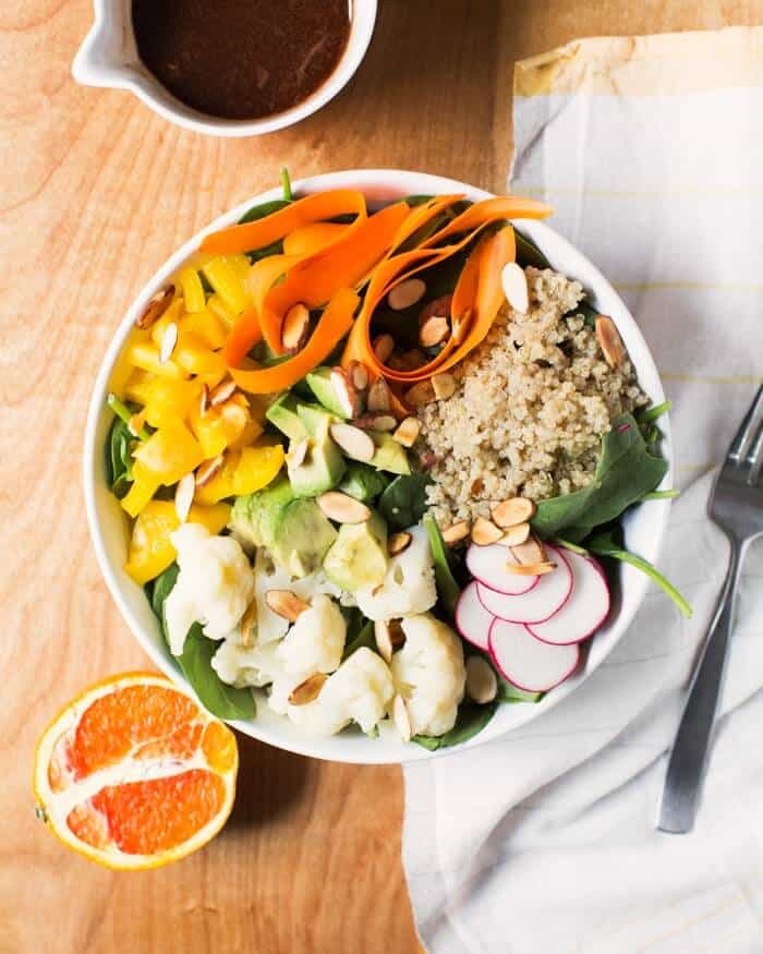 Stress Relieving Quinoa Avocado Salad | Stress relieving foods