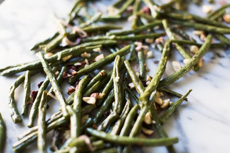 Roasted Green Beans with Hazelnuts A Couple Cooks