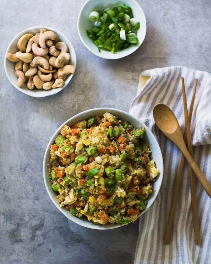 Cauliflower Fried Rice | A Couple Cooks