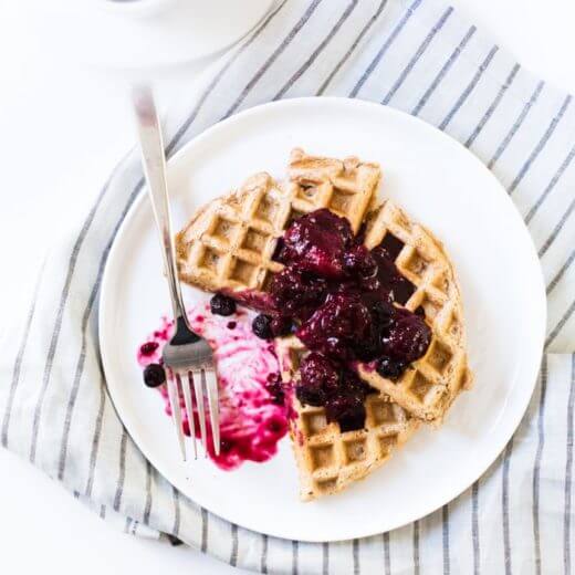 ChaiSpiced Dairy Free Waffles A Couple Cooks