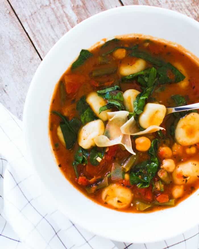 Italienische Suppe mit Gemüse &amp; Gnocchi - Ein paar Köche | Flonchi