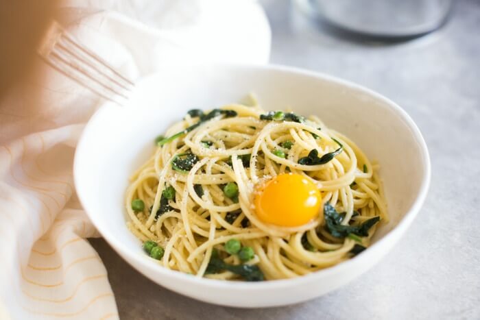 Vegetarian Carbonara – A Couple Cooks