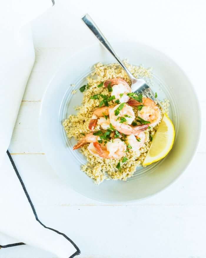 Shrimp couscous