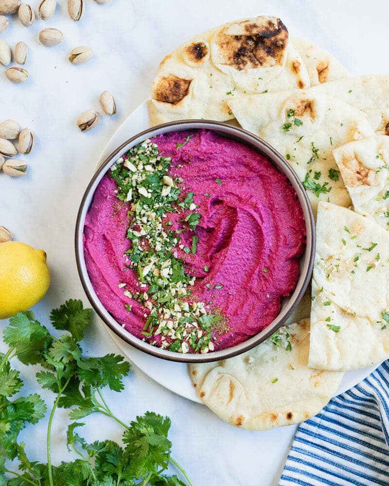 Beet hummus