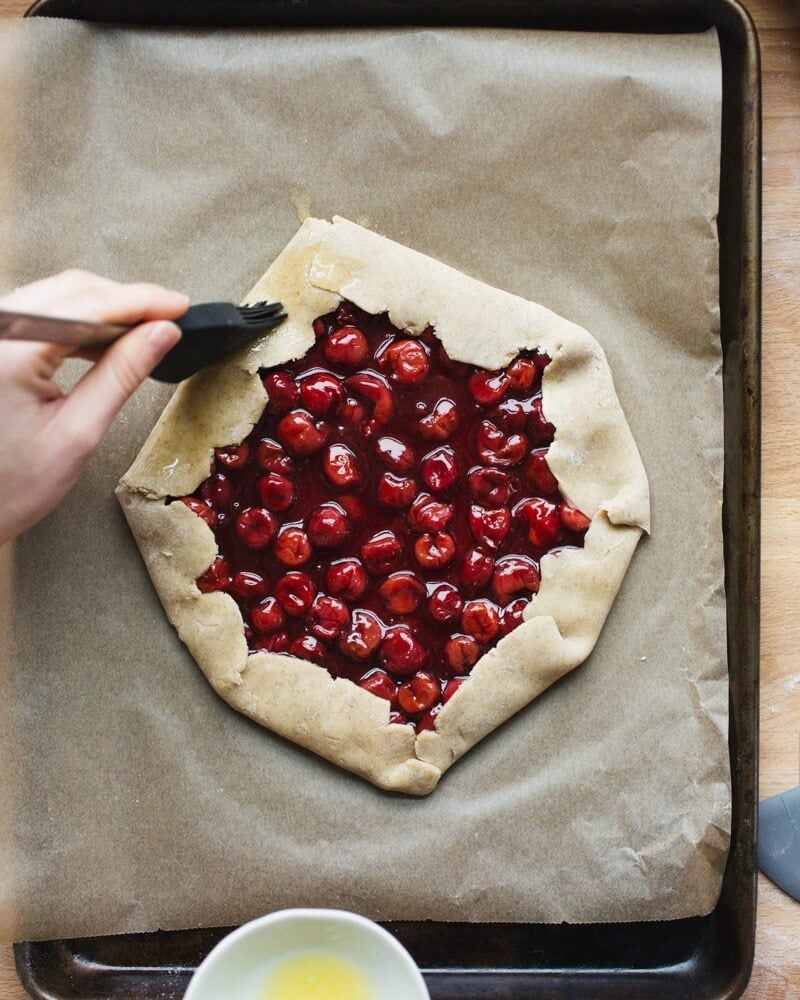 Chocolate Cherry Galette | Chocolate cherry desserts