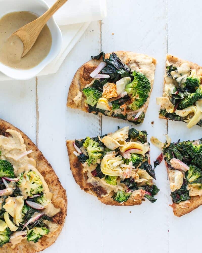 "Get Your Greens" Naan Pizza