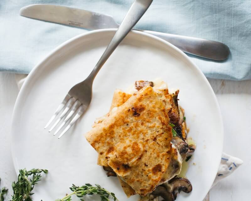 Mushroom and Brie Quesadillas | A Couple Cooks