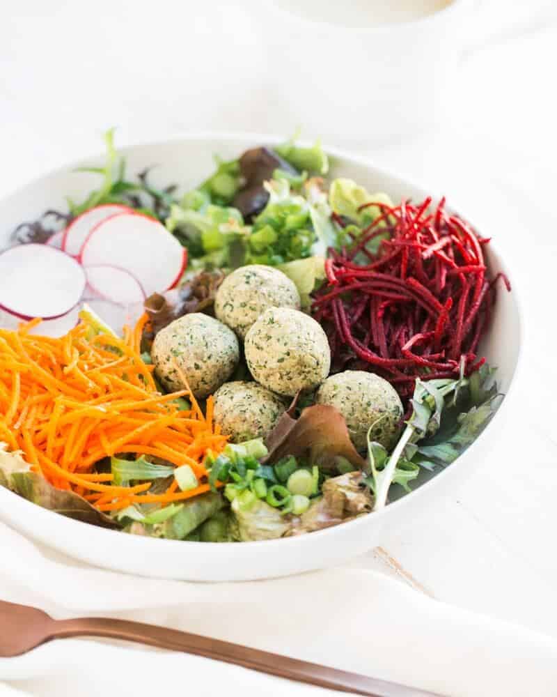 Raw Falafel Buddha Bowls | A Couple Cooks