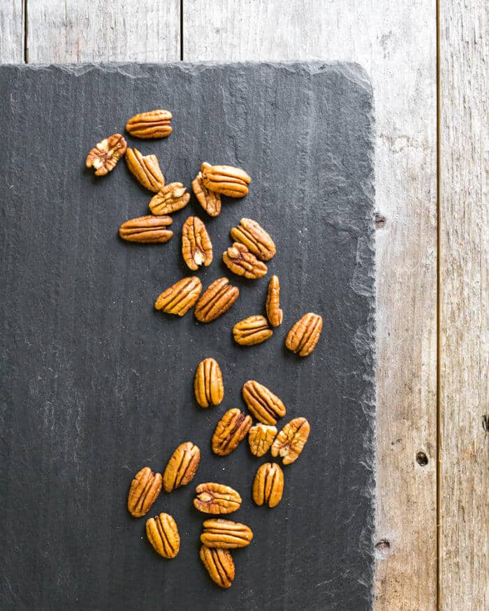 Homemade muesli with pecans