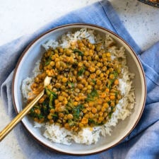 Coconut Lentil Curry with Greens-image