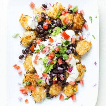 Tater Tot Nachos | A Couple Cooks