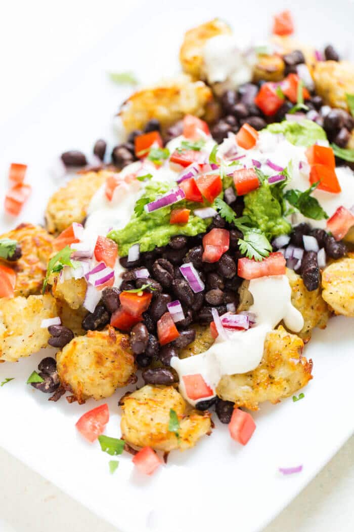 Tater tot nachos