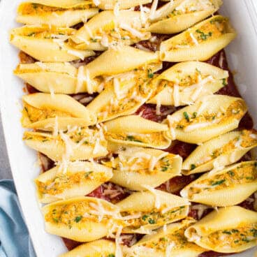 Pumpkin Sage Stuffed Shells | A Couple Cooks