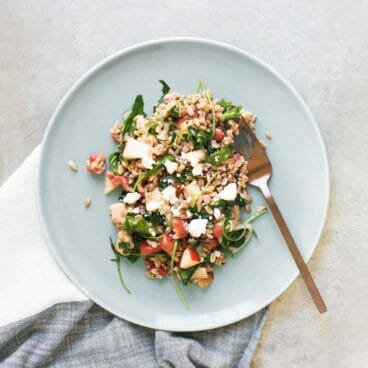 Farro Salad with Tart Cherries | A Couple Cooks