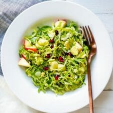 Pomegranate Shaved Brussels Sprouts Salad-image
