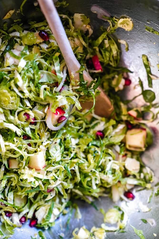 Shaved Brussels Sprouts Salad