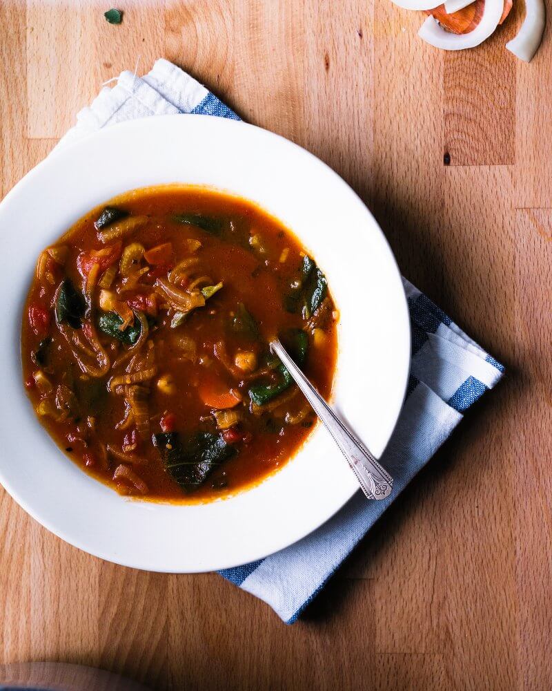 Tomato Sage Chickpea Soup | A Couple Cooks