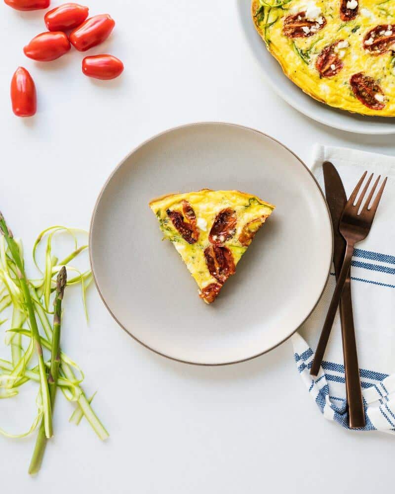 Shaved Asparagus Frittata