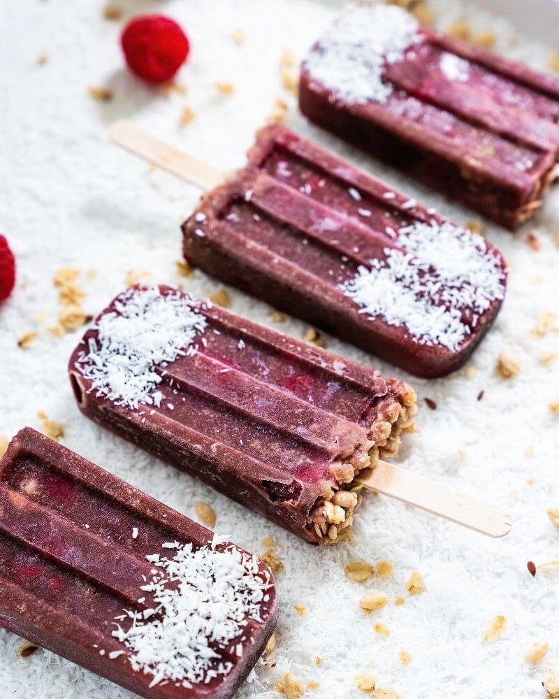 Acai Bowl Popsicles | A Couple Cooks