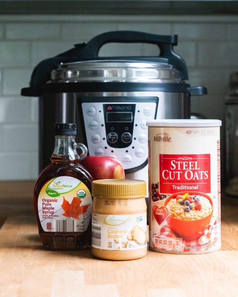 Apple Cinnamon Pressure Cooker Steel Cut Oats A Couple Cooks