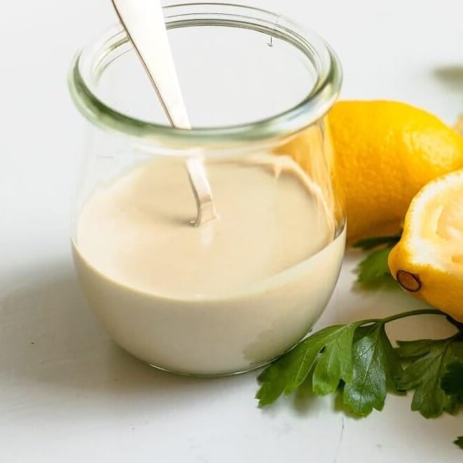 Tahini Sauce Recipe (4 Ingredients!) Tahini Sauce Recipe (4 Ingredients!)