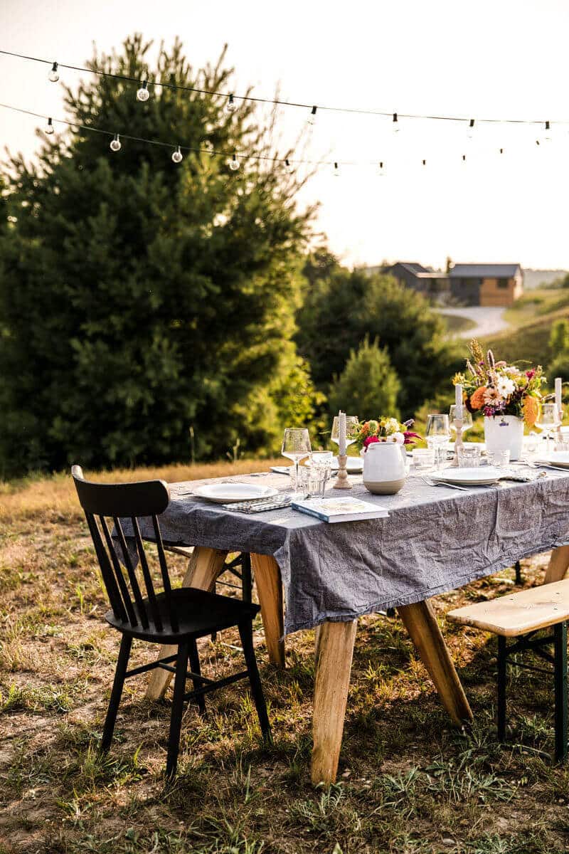 How to host a backyard party | backyard party ideas | outdoor dinner party | cookbook club