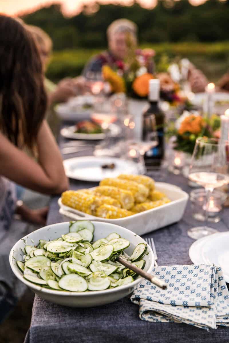 How to host a backyard party | backyard party ideas | outdoor dinner party | cookbook club