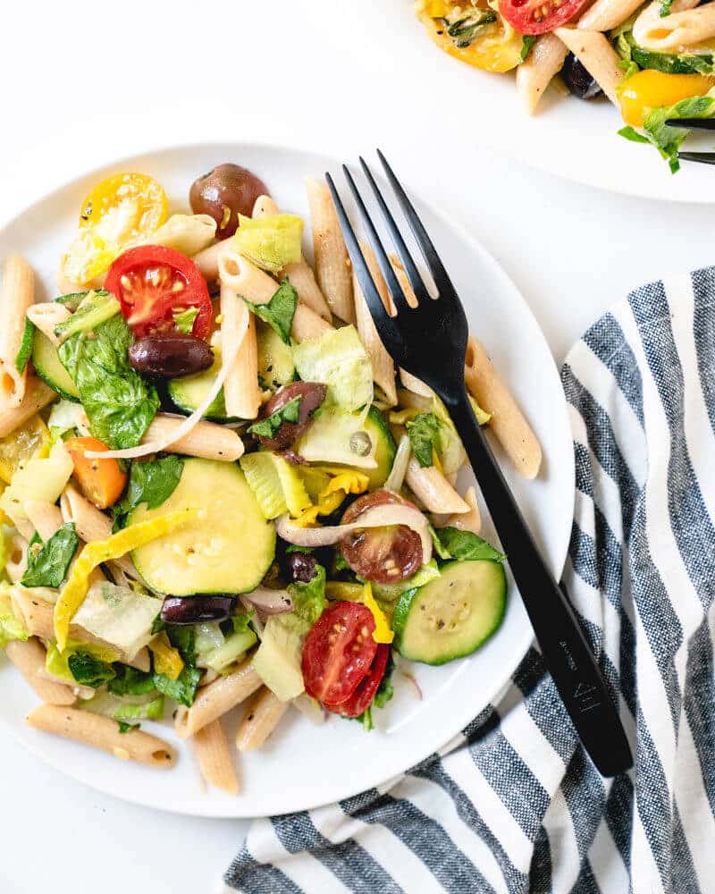 Vegan pasta salad recipe