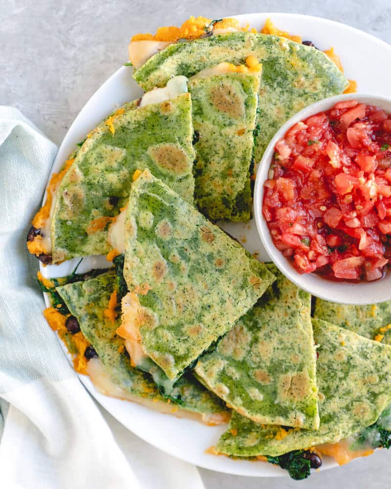 Superfood Veggie Quesadilla A Couple Cooks