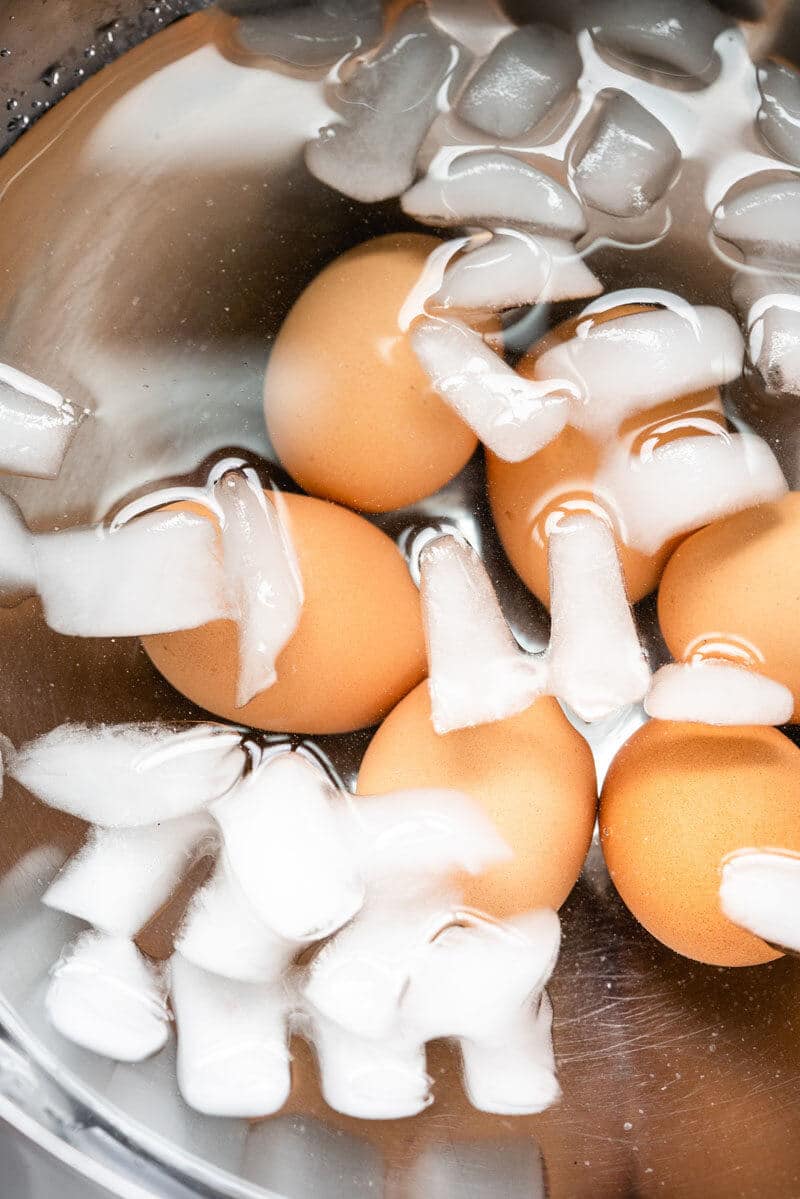 Pressure cooker hard boiled eggs