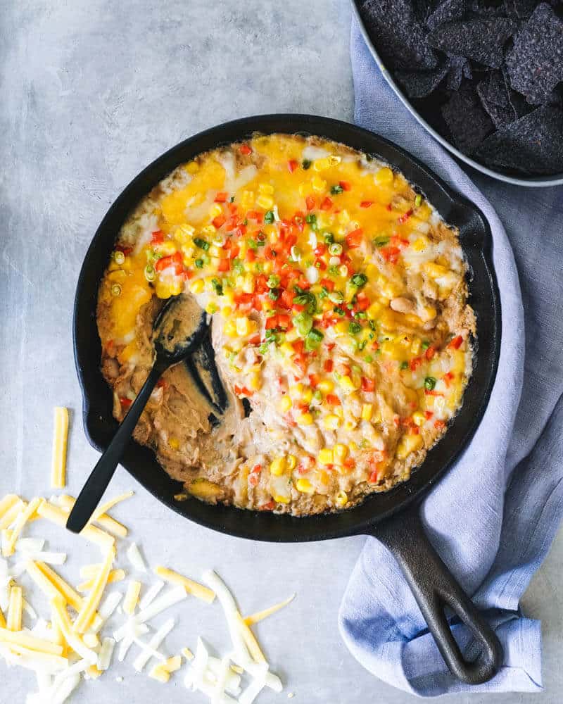 Skillet Mexican Cheese Dip Recipe A Couple Cooks