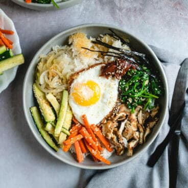dolsot bibimbap | dolsot pan | how to make bibimbap | vegetarian bibimbap