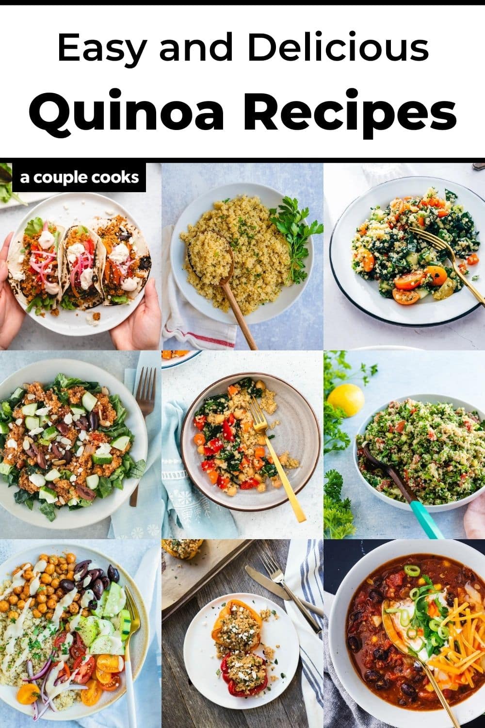 15 Easy Quinoa Recipes – A Couple Cooks