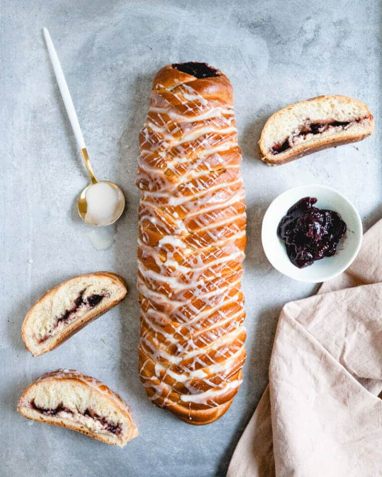Raspberry Braided Bread Recipe – A Couple Cooks