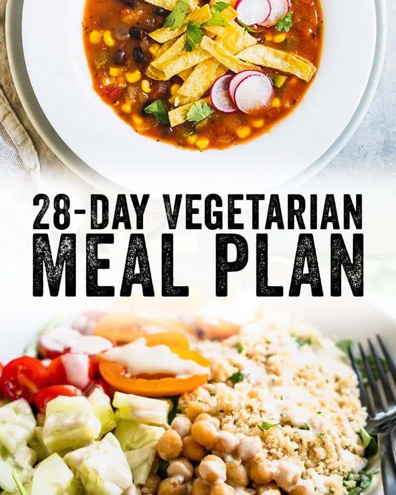 28 Day Vegetarian Meal Plan – A Couple Cooks