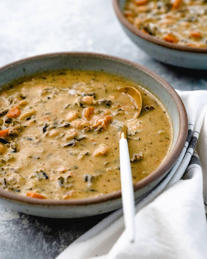 Wild Rice Soup Recipe | How to get protein as a vegetarian