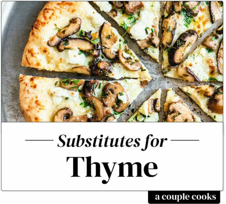 Best Substitute for Thyme A Couple Cooks